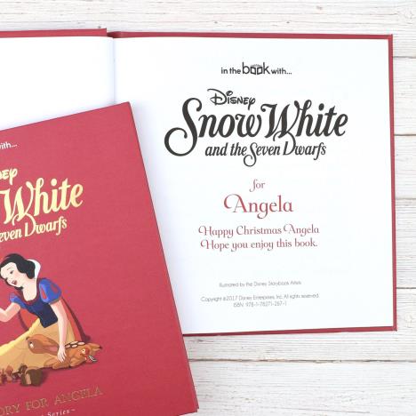 Personalised Disney Princess Snow White Story Book Extra Image 3